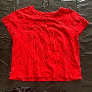 Red Oversized T Shirt